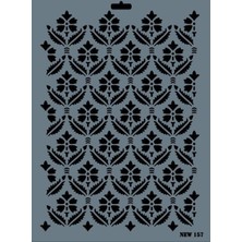 Rich New Seri N-157 Stencil 35X25 cm