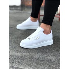 Beyaz Düz Erkek Casual Ayakkabı