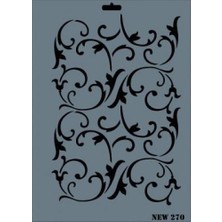 Rich New Seri N-270 Stencil 35X25 cm