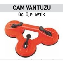 15011 Üçlü Plastik Cam Vantuzu