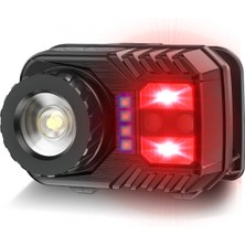 Ramia Premium | Peakstar PS-571 Sensör Xpg Cob LED USB Şarj Edilebilir Lityum Pilli Zoomlu Kafa La