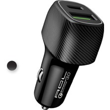 Skygo Ramia Premium | 6A 48WATT 1 x Usb-A 1 x Usb-C Şarj Başlığı Araç Içi Şarj AC85 | TG-HB-2026