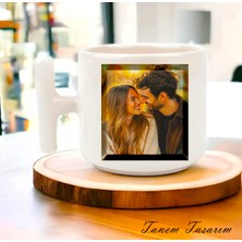 Tanem Kişiye Özel Yağlı Boya Efektli  Kupa – Anılarınızı Sanata Dönüştürün