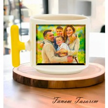 Tanem Kişiye Özel Yağlı Boya Efektli  Kupa – Anılarınızı Sanata Dönüştürün