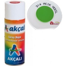 Akçalı Sprey Boya 400 ml 314 Açık Yeşil