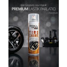 Ceramicar Custom Premium Lastik Parlatıcı Sprey 500ML - Islak Görünüm Uzun Süre Kalıcı Parlaklık ve Antistatik Koruma