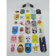 Gifts Turkiye Mıknatıslı Kitap Ayracı 15 Adet Renkli Çocuklar İçin 3,1 x 4,8 cm Boyutunda