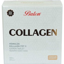 Collagen Hidrolize Kollajen Tip1 Içeren Tablet 800 x 60 Tablet