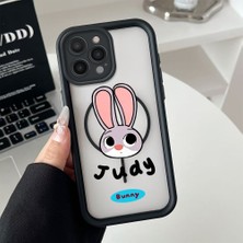 Ucuc iPhone 16 Pro Max Uyumlu Manyetik Halkalı Yarı Sayda Mat Kamera Koruma Anti-Darbe Silikon Kılıf