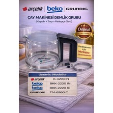 Arçelik Oem - Arçelik K 3293 Kahve Makinesi Cam Demlik - 9197063481