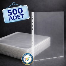 Nistabolje 500 Adet A4 Şeffaf Dosya Föy Poşeti