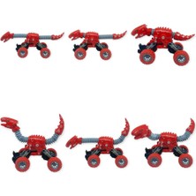 Bucuks Uzayan Dinazor Arabalar 18 cm - Kırmızı