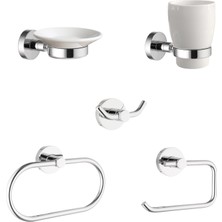 Kale Banyo D100 Porselen Banyo Aksesuar Seti