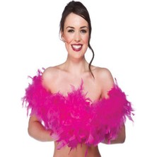 2 Metre Boa Tüy Otriş - Pembe