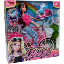 Epilons WG-66760 Kutulu 29CM Akesuarlı Bisikletli Bebek