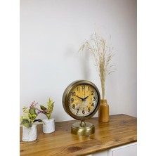 By Nevser Eskitme Metal Kaos Masa Saati 25×20 cm