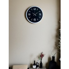 By Nevser 36 cm Modern Dekoratif Duvar Saati