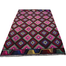 Zehra Abla Halı El Dokuma Benzersiz Balıkesir Kepsut Yörük Yün Kilim 7098