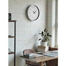 By Nevser Beyaz 36 cm Standart Duvar Saati