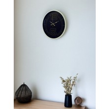 By Nevser 36 cm Krem Dekoratif Duvar Saati