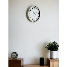 By Nevser 36 cm Sade Dekoratif Duvar Saati