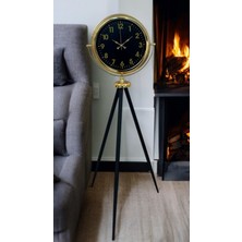 By Nevser Gold Standart Tripod Ayaklı Saat