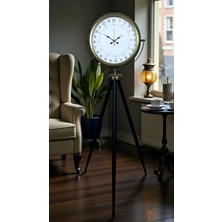 By Nevser Eskitme 24 Saat Göstergeli Özel Tasarım Tripod Ayaklı Saat