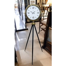 By Nevser Elegance Gold Tripod Ayaklı Saat