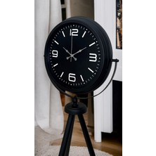 By Nevser Black Legacy Tripod Ayaklı Saat