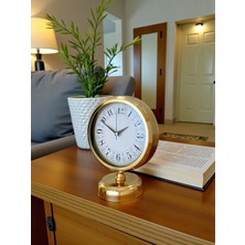 By Nevser Golden Grace 25 x 20 Gold Metal Masa Saati
