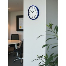 By Nevser 36 cm Lacivert Standart Duvar Saati
