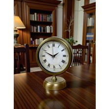 By Nevser Aurum Retro 25X20 Eskitme Metal Masa Saati