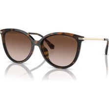 Michael Kors MK 2184U 300613 56 Dupont Kadın Cat Eye Kırçıllı Kahverengi Kemik Güneş Gözlüğü