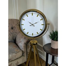 By Nevser Modern Gold Tripod Ayaklı Saat