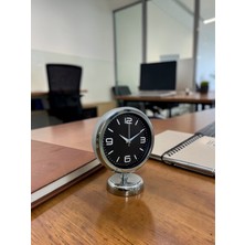 By Nevser Imperial 25 x 20 cm Metal Krom Masa Saati