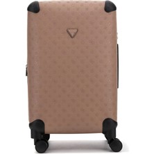 Guess Krem Çekçekli Sert Valiz TWDP7452982