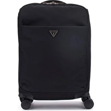 Guess Siyah Çekçekli Kumaş Valiz TWNN9676983