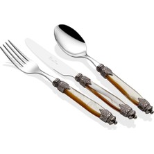 Rivadossi Sandro Arianna Şampanya 75 Parça Çatal Bıçak Seti