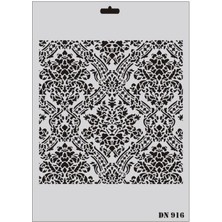 Bucuks Rich Dantel Seri DN-916 Stencil 35X25 cm