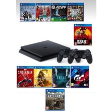 Çınar Bilişim Dünyası Ps4 Sınırsız  Eğlence Çift Kol 1tb 10 Oyunlu