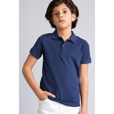 DeFacto %100 Pamuk Basic Pike Polo Tişört Erkek Çocuk K1689A626SM