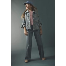 DeFacto Straight Wide Jean Pantolon Kız Çocuk G4654A826SM