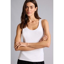 DeFacto Slim Fit Basic Düz Yuvarlak Yaka Atlet I1059AZ26SM