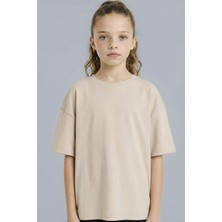 DeFacto Oversize Tişört Kız Çocuk G0882A826SM