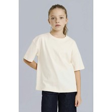 DeFacto Oversize Tişört Kız Çocuk G0882A826SM