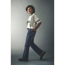 DeFacto Wide Leg Jean Pantolon Erkek Çocuk F8436A826SM