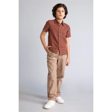 DeFacto %100 Pamuk Carrot Fit Gabardin Pantolon Erkek Çocuk E2218A826SP