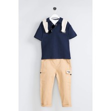 DeFacto Gabardin 2'li Takım Erkek Bebek G7145A526SM