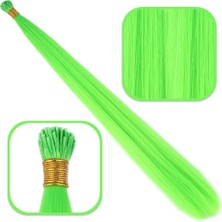 Bucuks Fiber Sen Boncuk Kaynaklık Renkli / Neon Yeşil / 100 Adet
