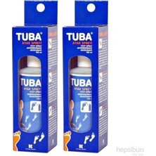 Tuba Ayak Spreyi 100 ml 2 Adet Antiperspirant Özellikli Ayak Bakım Ürünü